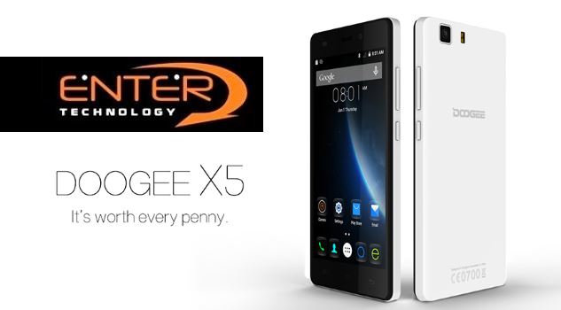 Το κομψό Smartphone X5 DOOGEE, στο κατάστημα Enter Technology